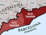 La propuesta de secesión de las comarcas de Barcelona y Tarragona donde han ganado las fuerzas constitucionalistas.