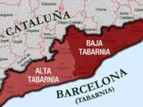 La propuesta de secesión de las comarcas de Barcelona y Tarragona donde han ganado las fuerzas constitucionalistas.