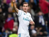 El delantero del Real Madrid Lucas Vázquez.