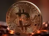 Una imagen de la moneda virtual Bitcoin.