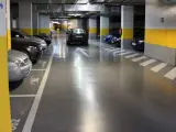 Un aparcamiento.