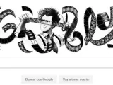 El 'doodle' de Google dedicado a Sergei Eisenstein.
