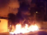 Incendio de contenedores en Ibiza