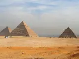 Las pirámides de Guiza, en Egipto.