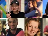 Varias de las víctimas del tiroteo de Florida.