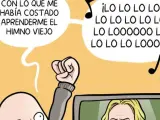 Himno nuevo. Viñeta de Álvaro Terán