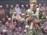 Captura de un vídeo difundido por Boko Haram en agosto de 2016, en el que el grupo yihadista asegura mostrar algunas de las niñas secuestradas en Chibok, Nigeria, en 2014.