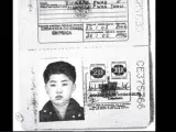 Pasaporte falso de Kim Jong-un.