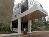 Fachada del bufete panameño Mossack Fonseca.