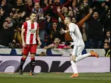 Cristiano Ronaldo celebra un gol ante el Girona.
