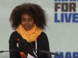 Naomi Walder durante su discurso en la 'Marcha por nuestras vidas'.