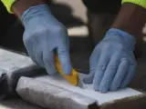 Cocaína intervenida por la Policía Nacional.