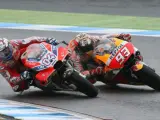 Andrea Dovizioso y Marc Márquez (GP Japón)