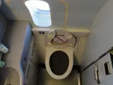 Imagen del baño de un avión en un Boeing 777.