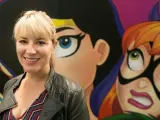 Shea Fontana, guionista de la serie animada y de cómics Super Hero Girls.