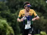 El triatleta Tim Don se entrena en Colorado (Estados Unidos) unos meses antes de su atropello.