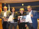 Fuster, Palacín, Andrés y Corral han presentado las Jornadas de Novela Histórica