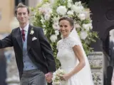 James Matthews y Pippa Middleton, el día de su boda, el pasado 2017 en Inglaterra.