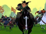 Los personajes de la película de animación de 1998, 'Mulan'.