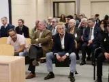 Francisco Correa, Álvaro Pérez, Pablo Crespo y Ricardo Costa, en el juicio de Gürtel por la financiación irregular del PP valenciano.