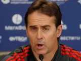 Julen Lopetegui, seleccionador español, en rueda de prensa.