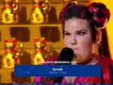 La cantante israelí Netta, durante un ensayo de Eurovisión 2018.