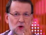 Rajoy, parodiado en Eurovisión.