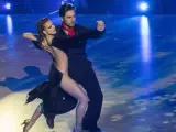 David Bustamante y Yana Olina, en su actuación en 'Baillando con las estrellas'.