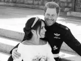 Fotograf&iacute;a oficial del enlace entre el pr&iacute;ncipe Enrique, duque de Sussex, y de su mujer Meghan Markle, duquesa de Sussex, en el Palacio de Windsor, en Reino Unido.