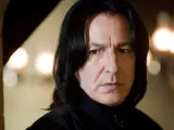Severus Snape echando una de sus inquietantes miradas