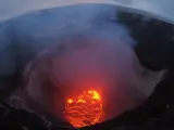 El norte del cráter del volcán hawaiano Kilauea, cuya erupción ha ocasionado la evacuación de 1.700 personas.