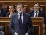 Mariano Rajoy en el Congreso.