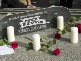 Homenaje a Ignacio Echeverría en Londres tras los atentados yihadistas donde falleció el español.