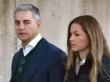 El ex secretario general del PP de la Comunitat Valenciana y exdiputado autonómico, Ricardo Costa (i), a su llegada a la Audiencia Nacional.