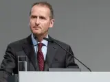 El presidente mundial del grupo automovilístico alemán Volkswagen, Herbert Diess, en Berlín, el 3 de mayo del 2018.