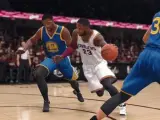 Una captura de 'NBA Live', la saga de baloncesto de EA Sports.