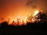 Una imagen de archivo de un incendio forestal.