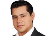 Omar Gómez Lucatero, candidato a la alcaldía de Aguililla (México).
