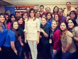 Melania Trump visitó este jueves uno de los centros de detención para menores inmigrantes en la localidad de McAllen.