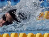 La nadadora Mireia Belmonte consiguió la medalla de oro en la final de 200 m estilos durante la segunda jornada de natación en los XVIII Juegos Mediterráneos de Tarragona.