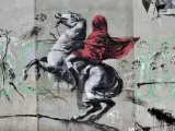 Arte callejero de Bansky en París.