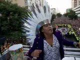 Desfile de Carnaval protagonizado por el brasileño Carlinhos Brown por las calles de Cádiz.