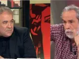 Nativel Preciado, Antonio García Ferreras y Willy Toledo en 'Al rojo vivo'.