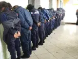 Policías del municipio de Ocampo (México), detenidos tras rebelarse contra una investigación.