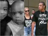 Parece que el marido de Beyoncé también tiene un doble infantil. ¿Seguro que no es una foto suya de cuando era pequeño?