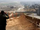 Frontera entre Estados Unidos y México en el Valle del río Tijuana, en California (EE UU).