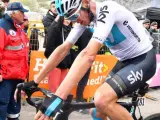 Chris Froome, en el Giro de Italia.