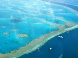 Imagen aérea de la Gran Barrera de Coral de Australia.