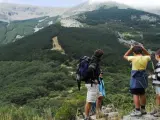 Excursionistas En El Moncayo (Zaragoza)