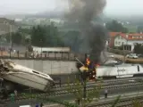 Accidente del tren Alvia en Angrois (Santiago) el 24 de julio de 2013.